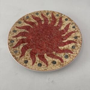 Sasaki Delphi Sunburst Salad Plate Designed by Loretta Agro 8.5"